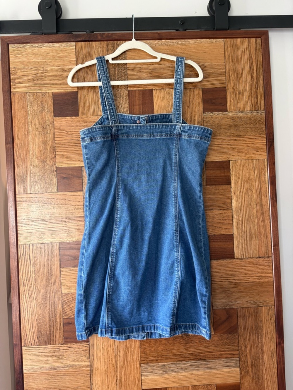 Gap | NWT Denim Mini Dress Button Front - Picture 4 of 9